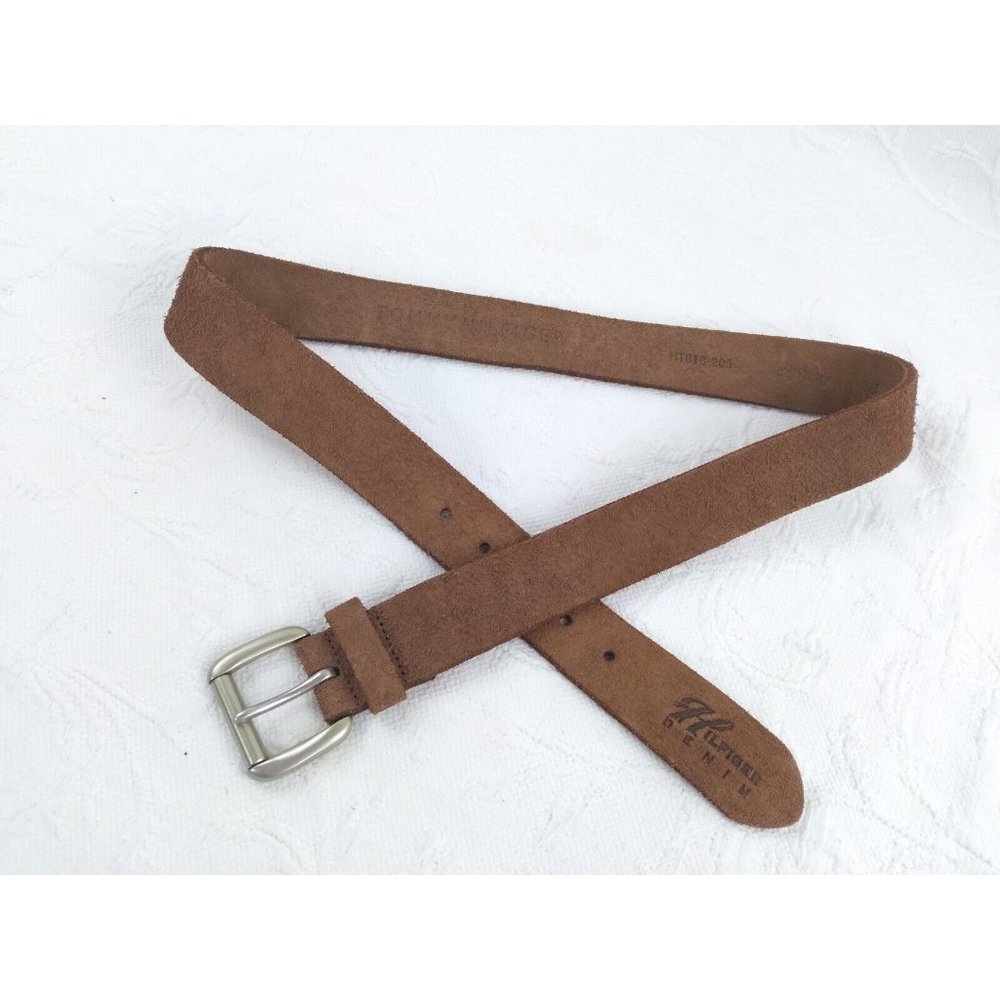 Hilfiger Denim Brown Rough Style Leather  Size 38 HT 818-205 made in Turkey